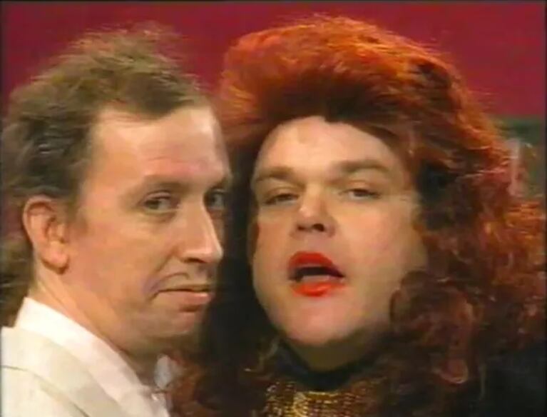 Diego Capusotto y Alfredo Casero en tiempos de Cha Cha Cha. Foto: Captura de TV.