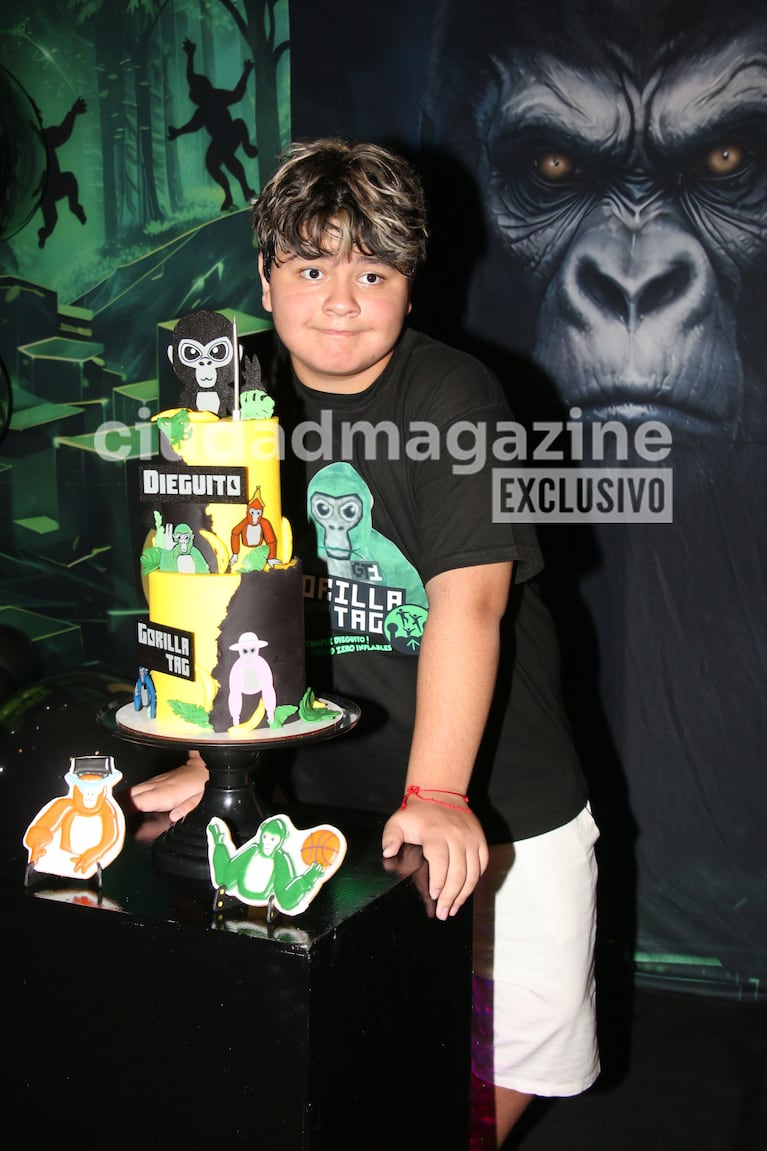 Diego Fernando Maradona festejó los 13 años. (Foto: Movilpress)