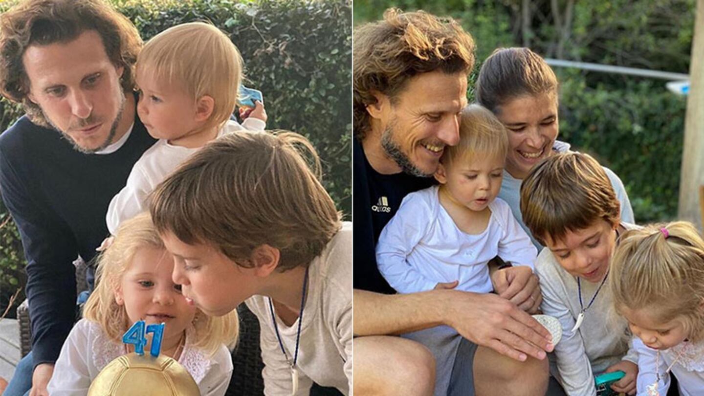 Diego Forlán festejó sus 41 años en cuarentena: Un cumpleaños distinto pero en familia que es lo más importante