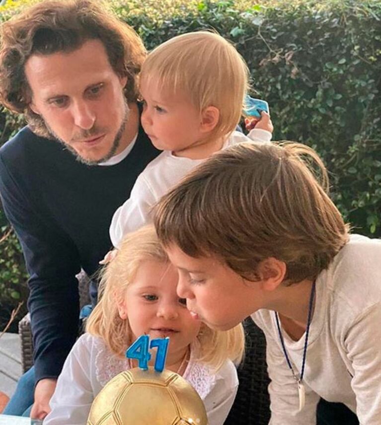 Diego Forlán festejó sus 41 en cuarentena: "Un cumpleaños distinto, pero en familia que es lo más importante"