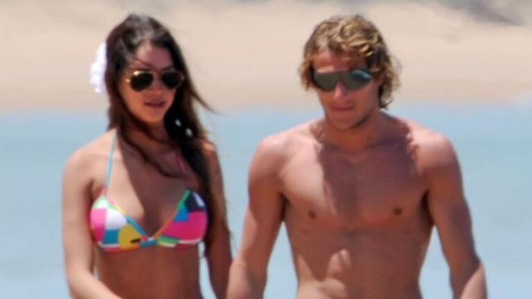 Diego Forlán y Zaira Nara, al altar