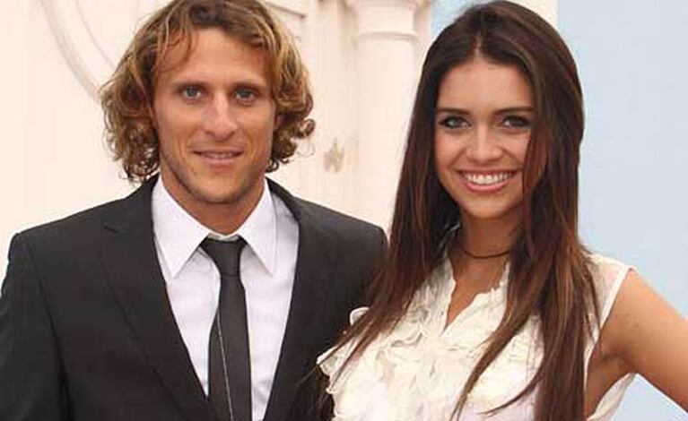 Diego Forlán y Zaira Nara en tiempos felices. (Foto: Web)