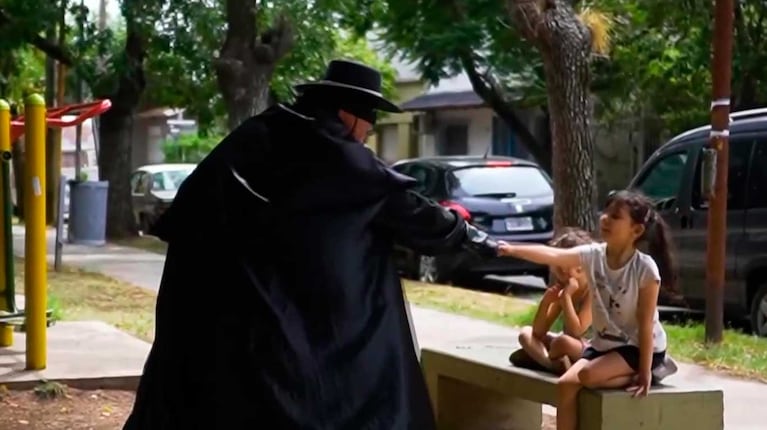 Diego Giannotti, El Zorro de Morón (Foto: captura TN)