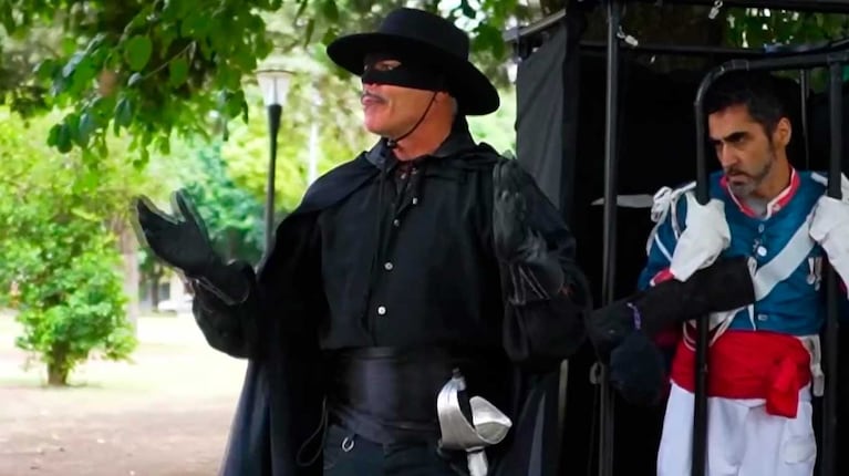 Diego Giannotti, El Zorro de Morón (Foto: captura TN)