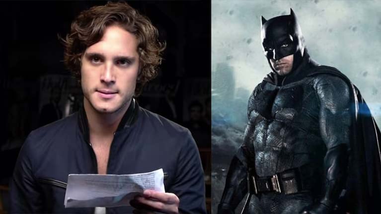 Diego hizo un casting para interpretar a Batman y el video se viralizó.