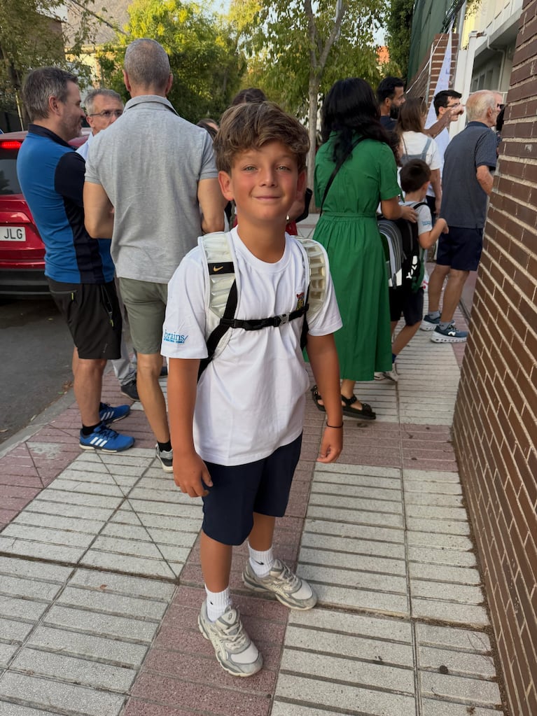 Diego Korol mostró la vuelta al colegio de su hijo en España y sorprendió con su reflexión. Crédito: Instagram