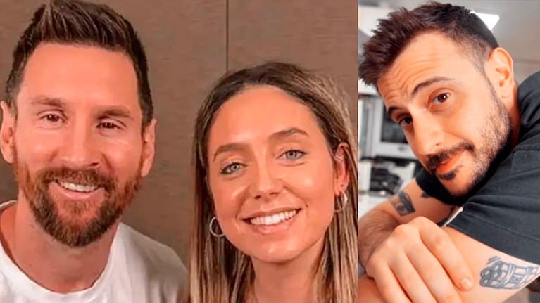 Diego Leuco habló sin filtro sobre la cercanía de su novia Sofía Martínez con Lionel Messi.