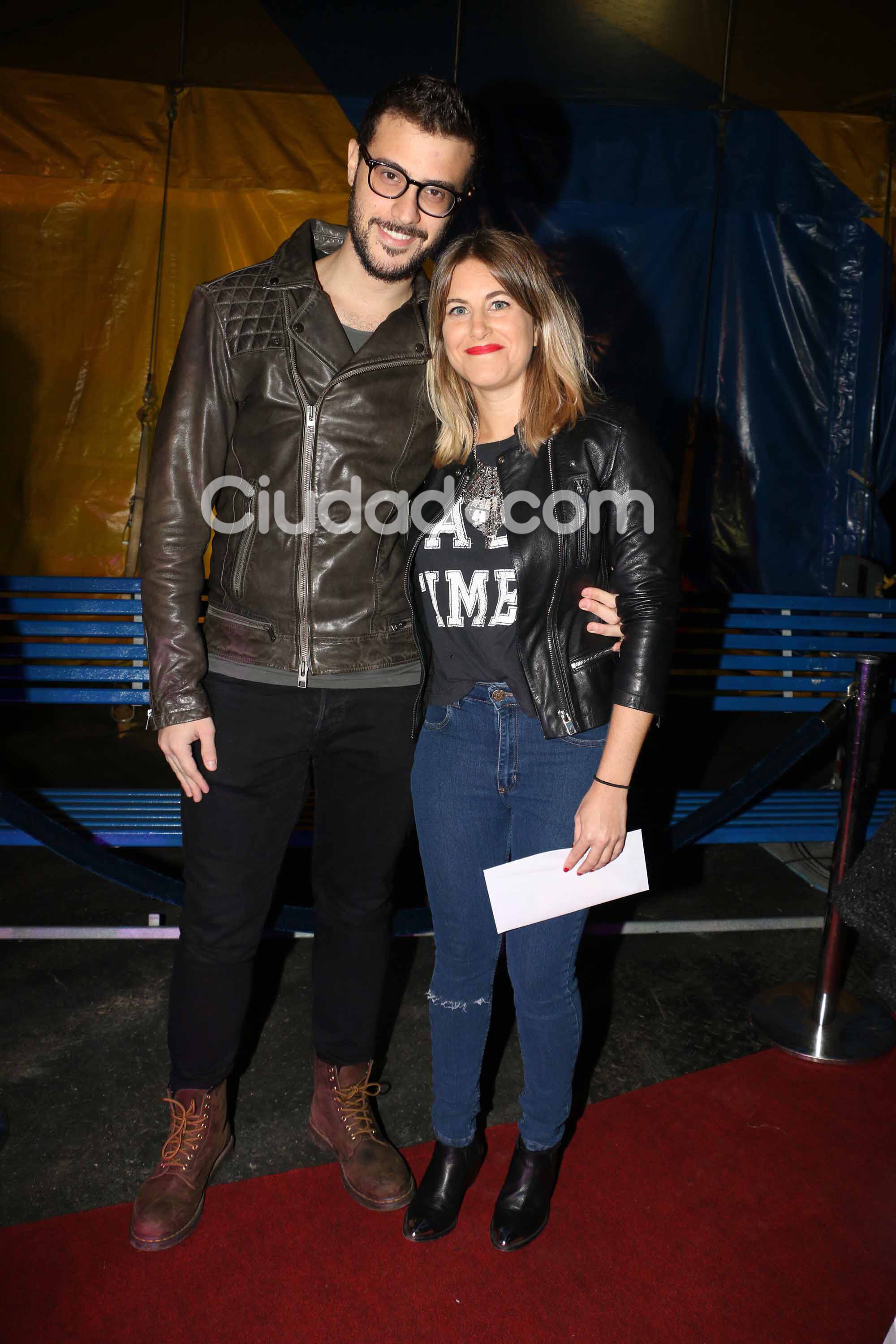 Diego Leuco se mostró enamorado junto a su novia (Fotos: Movilpress).  