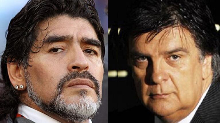 Diego Maradona demandará a Luis Ventura (Fotos: Web).