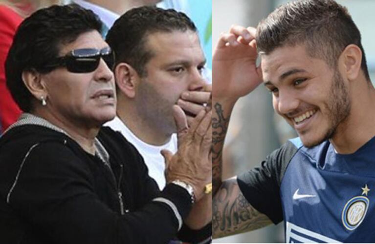 Diego Maradona habría pedido que no esté Mauro Icardi en el Partido por la Paz. 