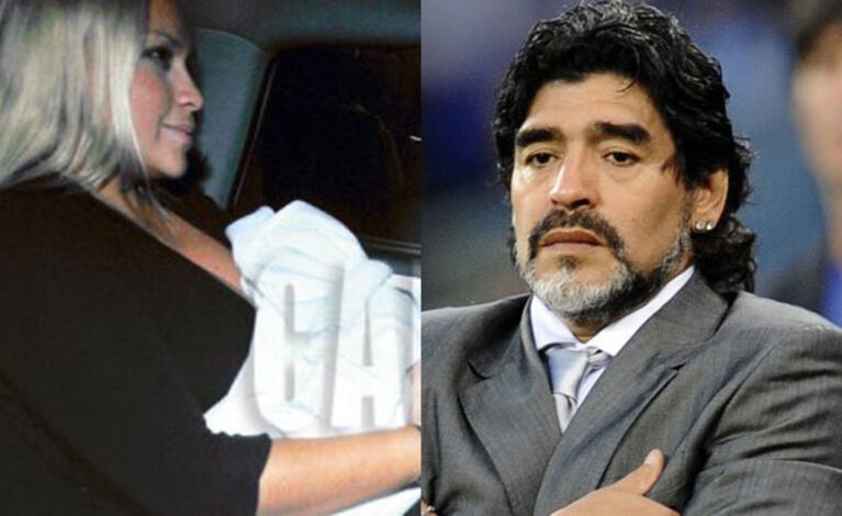 Diego Maradona le dará su apellido a Dieguito Fernando (Fotos: Caras y Web). 