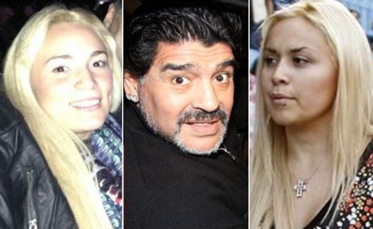 Diego Maradona, ¿reconciliación Rocío Oliva y furia desatada de Verónica Ojeda? (Fotos: Web).