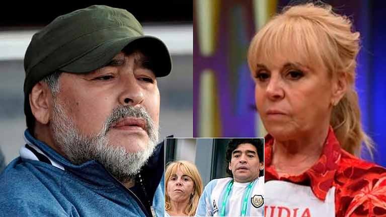Diego Maradona y Claudia Villafañe (Fotos: web)