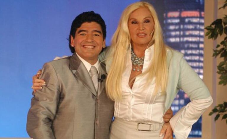 Diego Maradona y Susana Giménez. (Foto: archivo Web)