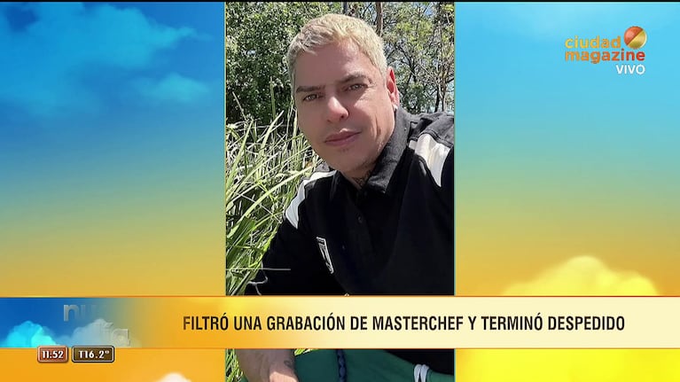 Diego Monetta, el peluquero despedido de Telefe.