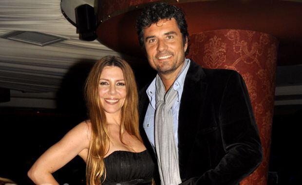 Diego Olivera fue a alentar a su mujer, Mónica Ayos (Foto: Jennifer Rubio). 