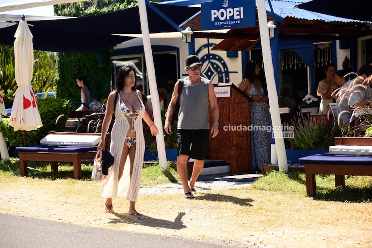 Diego Peretti y Andrea en Punta del Este.