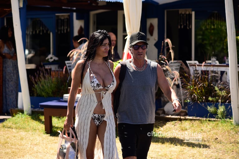 Diego Peretti y Andrea en Punta del Este.