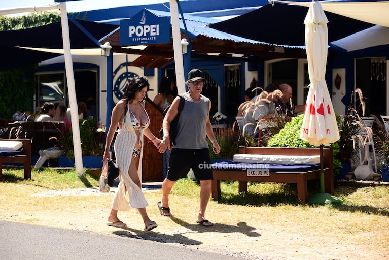 Diego Peretti y Andrea en Punta del Este.
