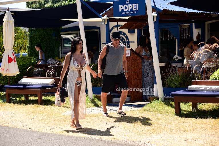 Diego Peretti y Andrea en Punta del Este.