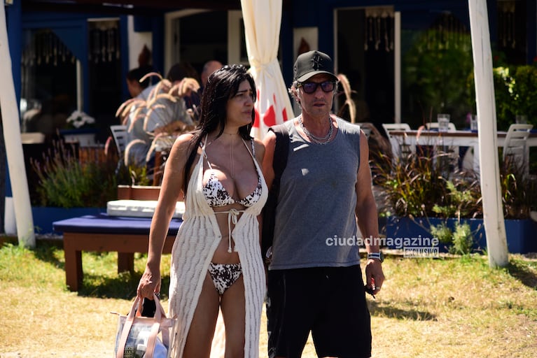 Diego Peretti y Andrea en Punta del Este.