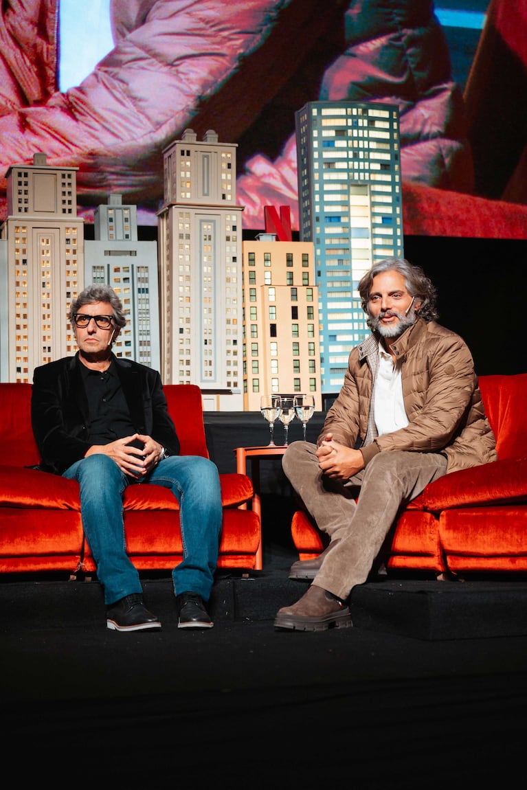 Diego Peretti y Joaquín Furriel (Foto: Rafa Cardelli / Netflix)