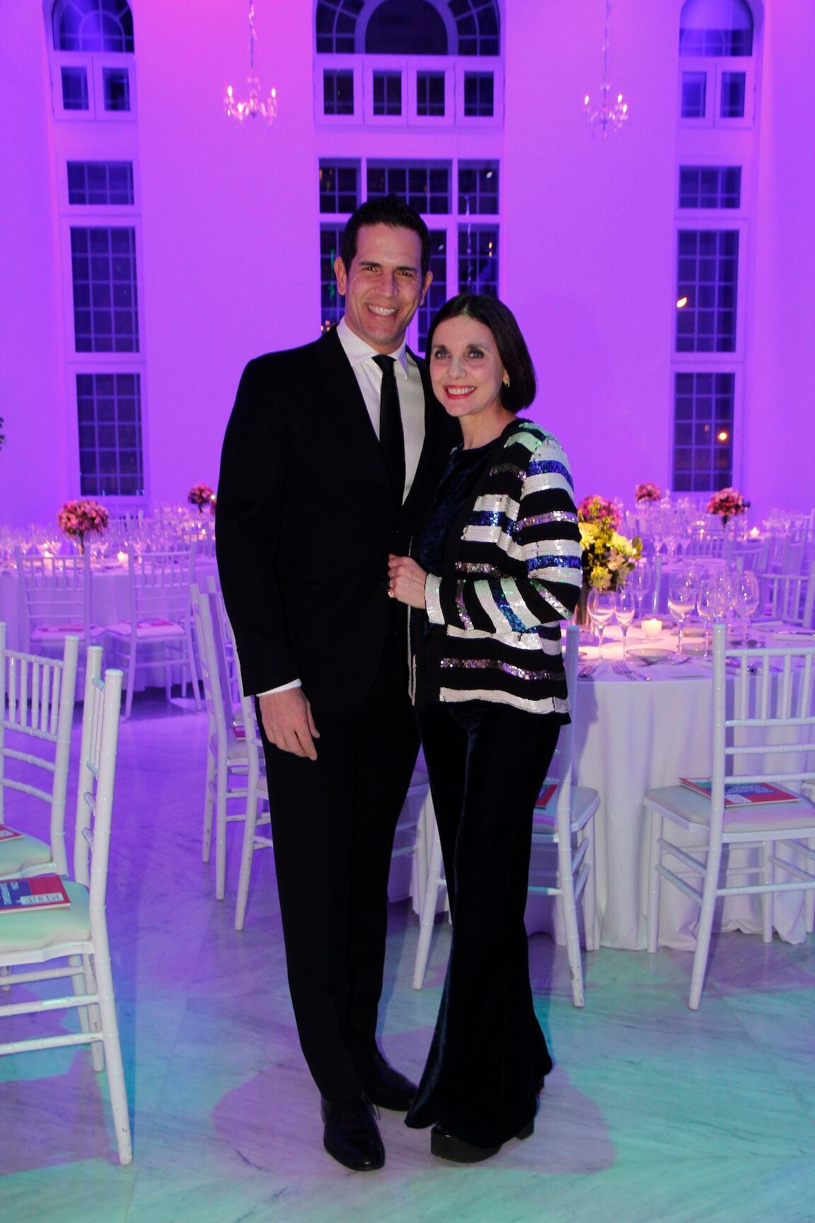 Diego Ramos y Silvina Chediek, en la gala por los 25 años de Fundación Huésped. (Foto: Consuelo Oppizzi)
