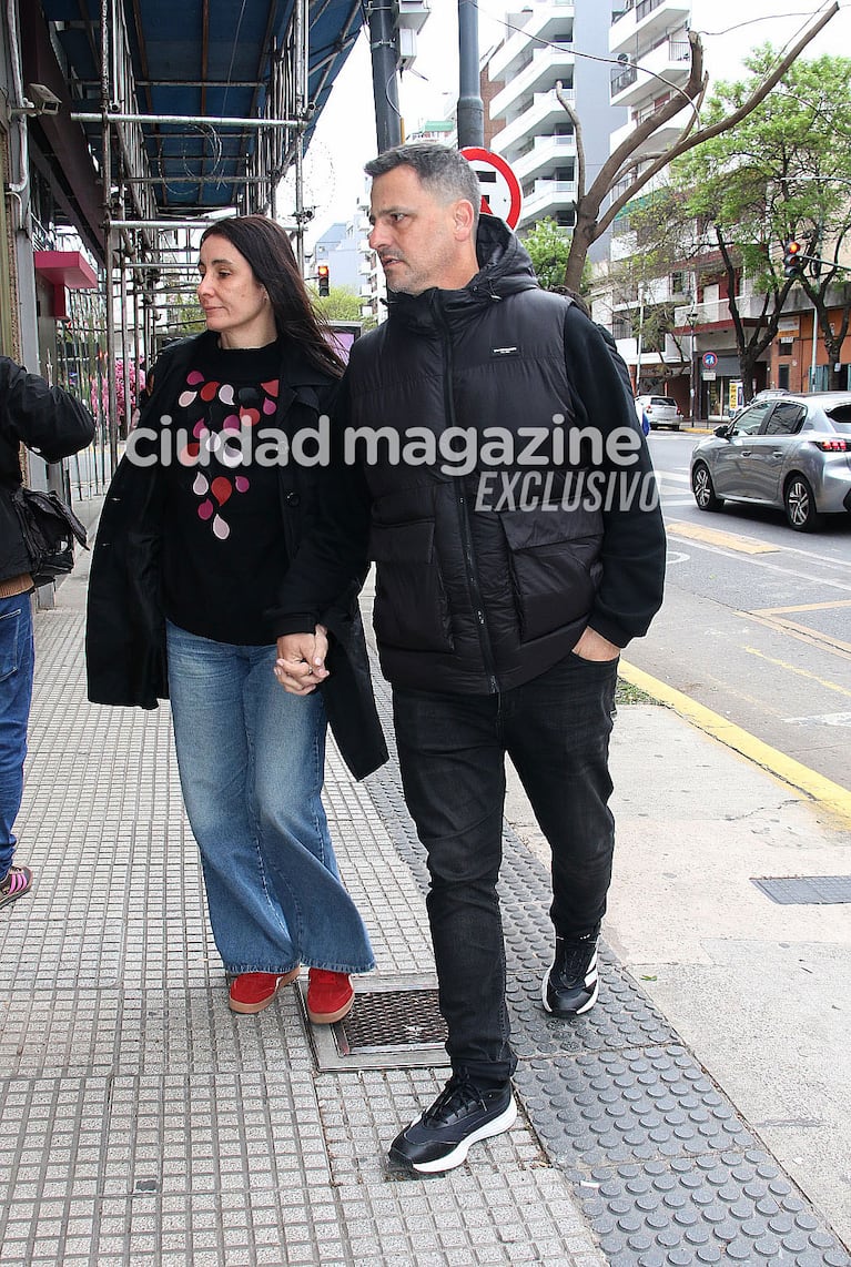 Diego Ruscitti en el último adiós a Fernando Confessore (Foto: Movilpress)