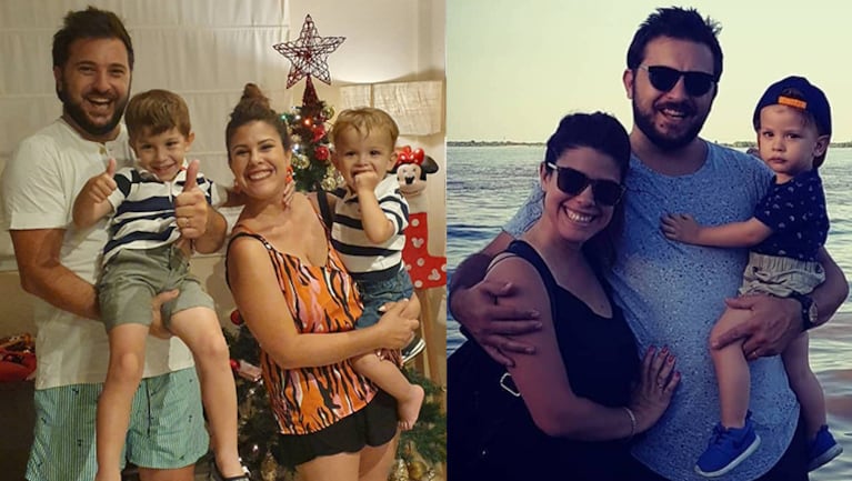 Diego se conmovió al hablar de su familia.