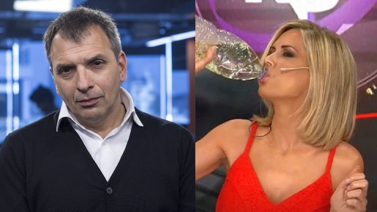 Diego Toni se refirió a la desafiante actitud de Canosa al beber CDS. 