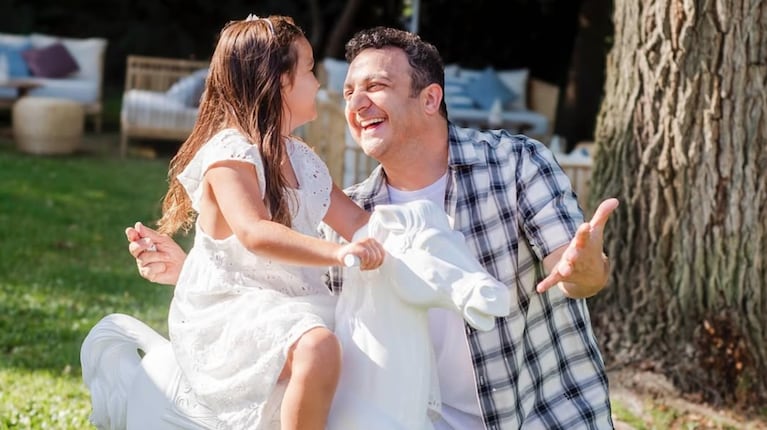 Diego Topa celebró el cumpleaños de su hija Mitaí.