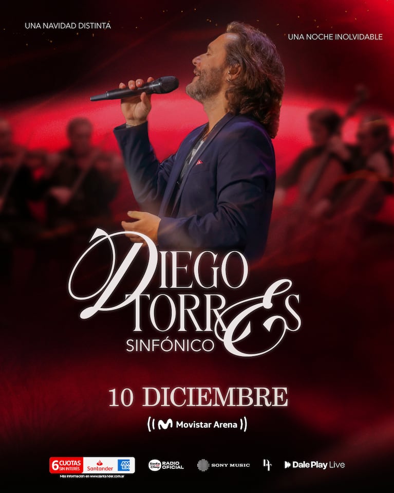 Diego Torres anuncia su concierto sinfónico: fecha, lugar y entradas