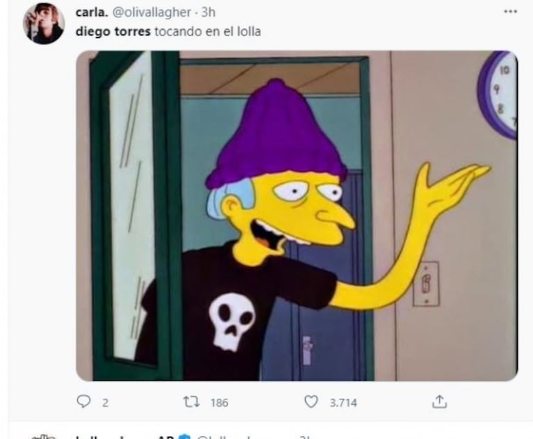 Diego Torres en Lollapalooza 2023: lluvia de memes porque el cantante está en el Line Up