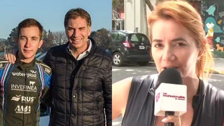 Diego y Nicanor Santilli y Nancy Pazos (Fotos: Instagram @nicanorsantillipazos y captura El Nueve)