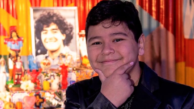 Dieguito Fernando Maradona reveló que quiere seguir los pasos de un campeón del mundo.