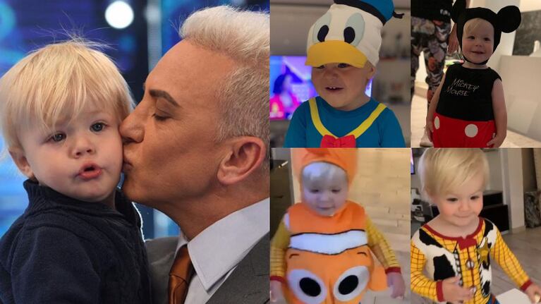Dionisio enterneció Instagram con sus simpáticos atuendos.