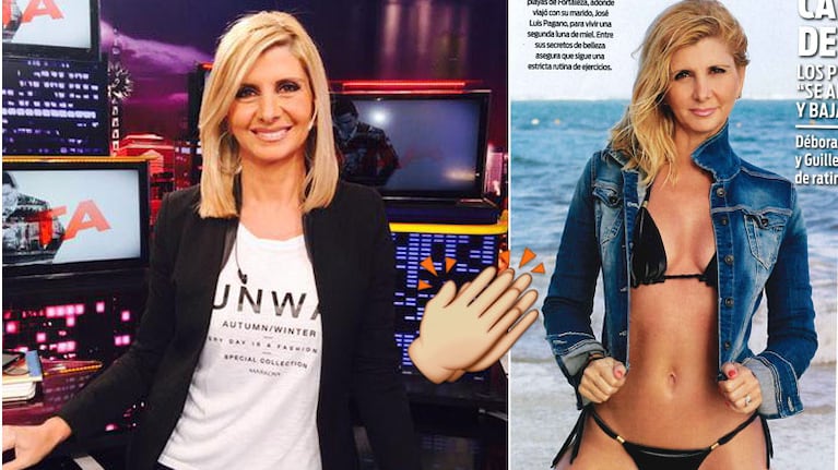 ¡Diosa a los 45! El destape de Débora Plager en las playas de Brasil: bikini y lomazo 