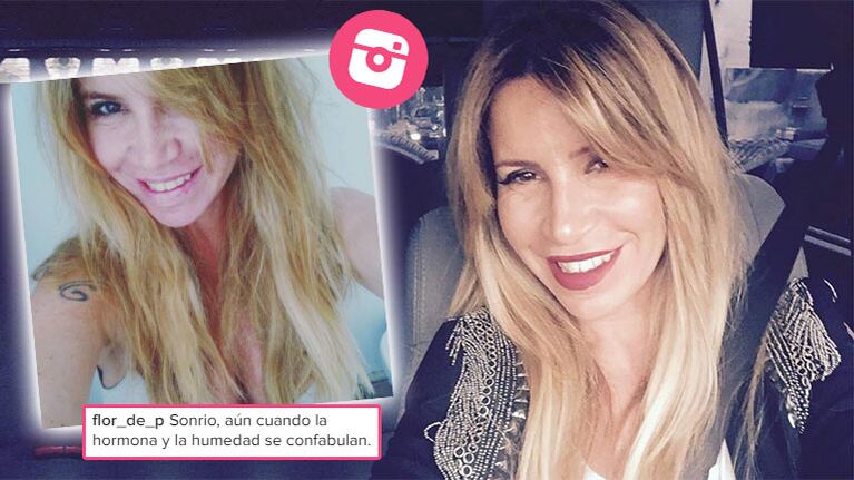 ¡Diosa al natural! La selfie sin maquillaje de Florencia Peña. (Foto: Instagram)