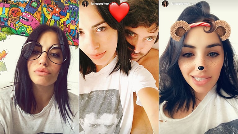 ¡Diosa enamorada! Lali Espósito, genuino amor de entrecasa con Santiago Mocorrea