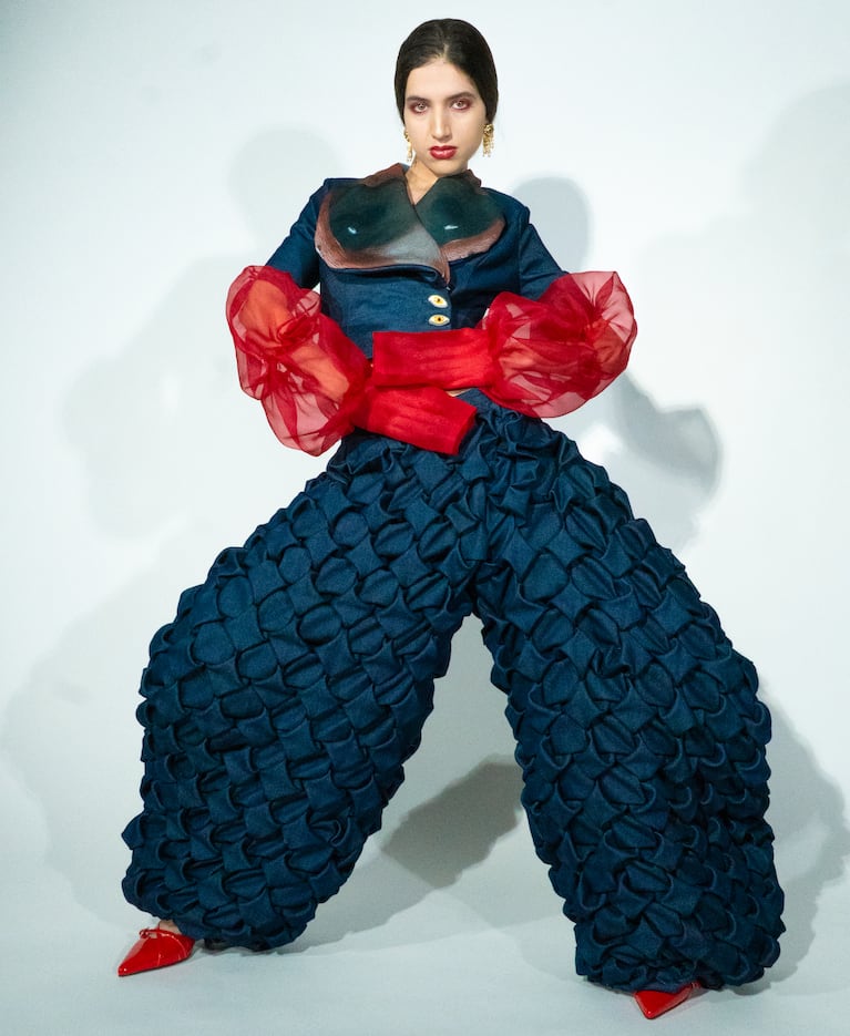 Diseño exclusivo de la creativa Marcia La Vecchia Galán, la promesa de la moda argentina en Nueva York (Foto: Prensa).