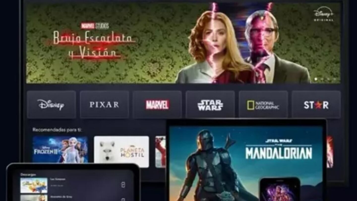 Disney+ introducirá el 8 de diciembre su nuevo plan de suscripción mensual con anuncios por 7,99 dólares