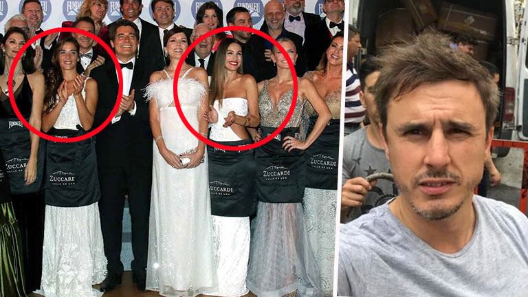 Distante encuentro de Pampita con Juana Viale en la gala de Fundaleu tras blanquear su noviazgo con García Moritán, ex de la actriz