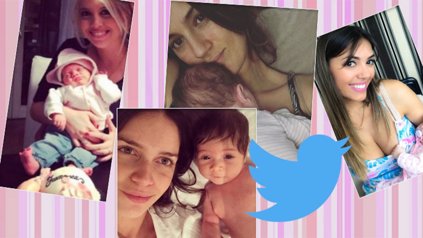 Divertida charla de mamás famosas en Twitter. (Fotos: Instagram y Web)