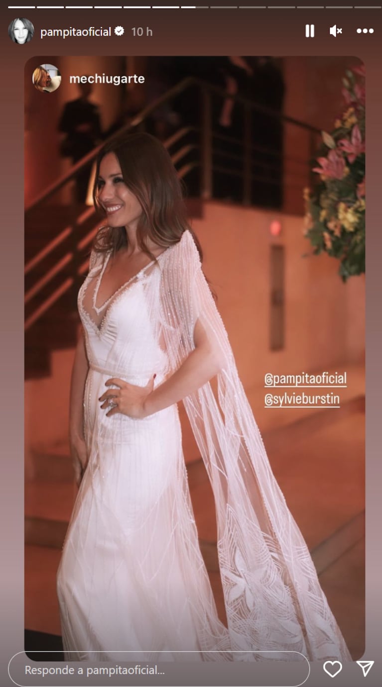 ¡Divinas! Pampita y su hija Ana García Moritán sorprendieron con hermosos looks de “novias”