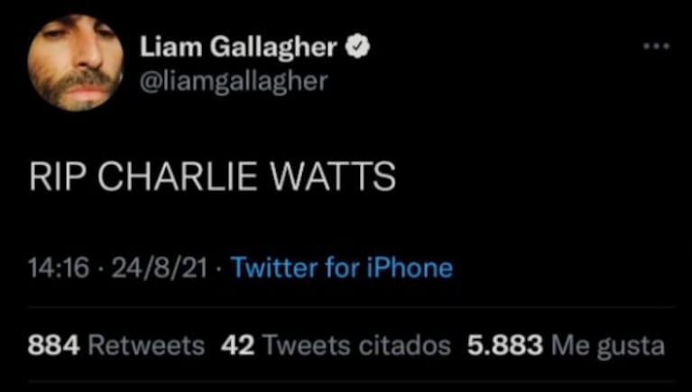 Dolor por la muerte de Charlie Watts: los mensajes de los famosos despidiendo al baterista de los Rolling Stones