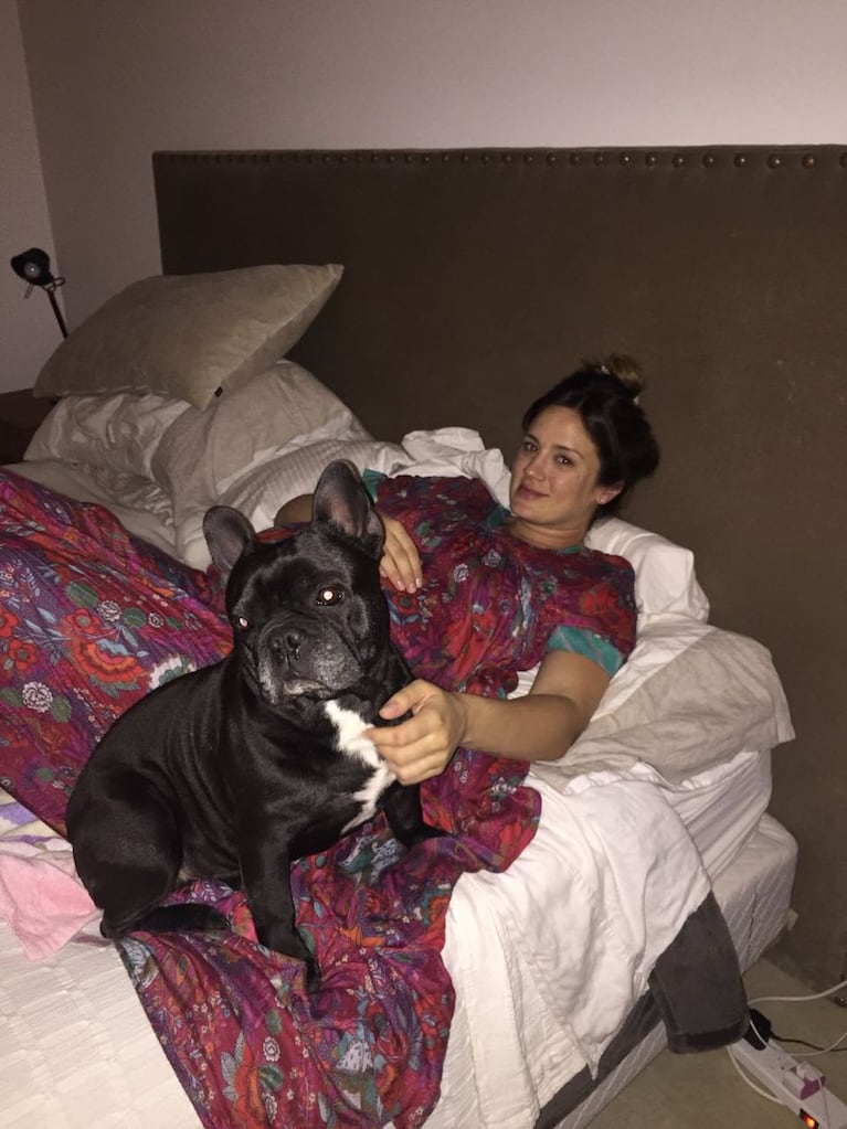 Dolor total: la desgarradora despedida de Paula Chaves a Moro, su perro de 16 años (Foto de Instagram)