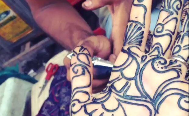 Dolores Barreiro y su extravagante moda hindú (Foto: Instagram).