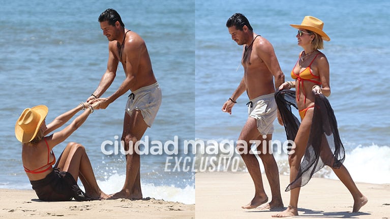 Dolores Barreiro y su novio, el polista Santiago Gómez Romero en Uruguay (Fotos: GM Press).
