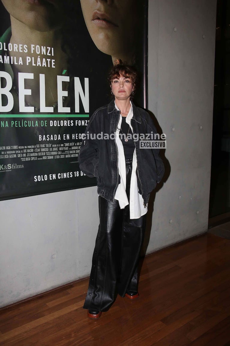 Dolores Fonzi en la celebración de Belén camino a los Oscars (Foto: Movilpress).
