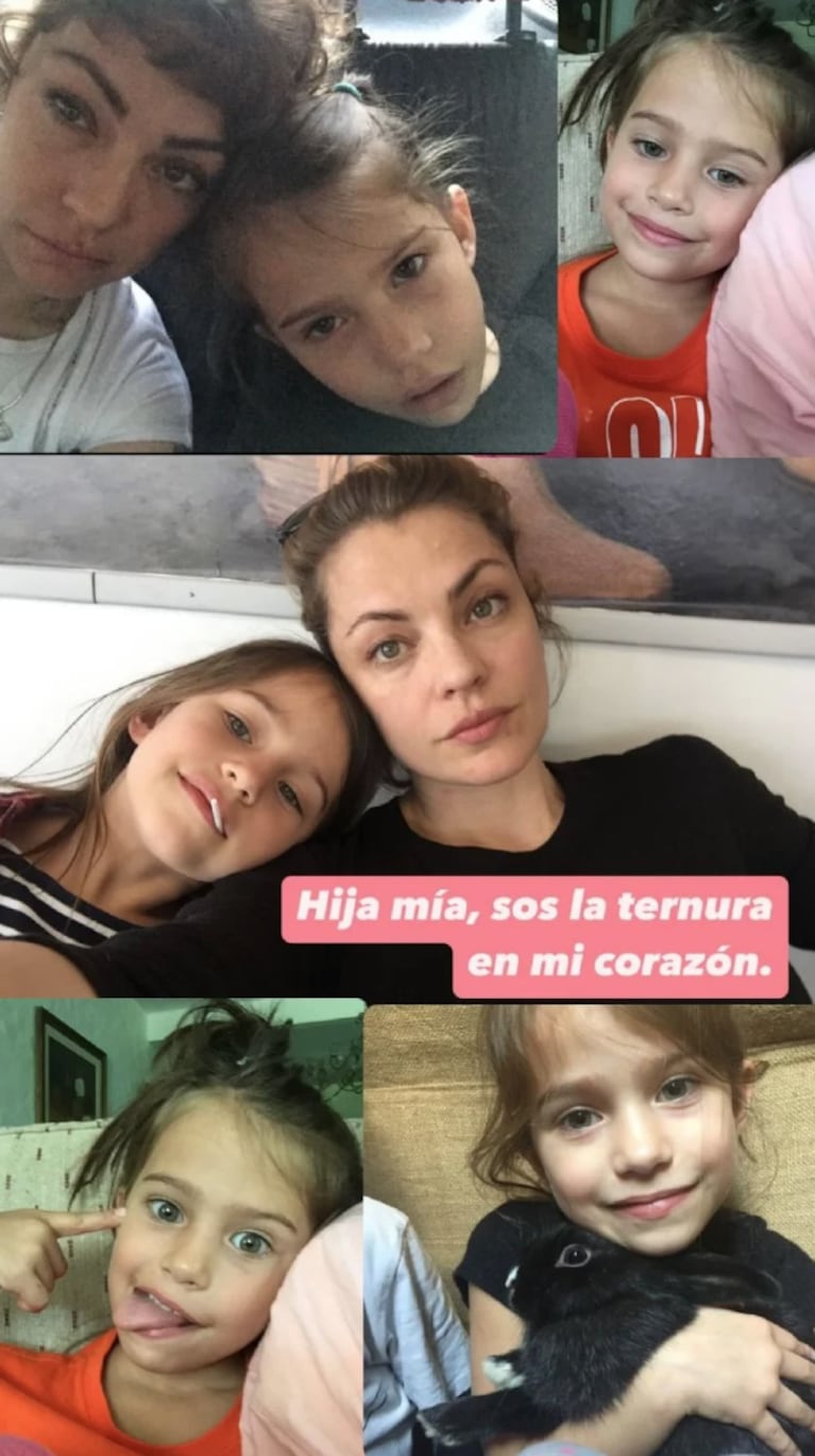 Dolores Fonzi le dedicó un dulce mensaje a su hija LIbertad. Foto: IG | lolafonca